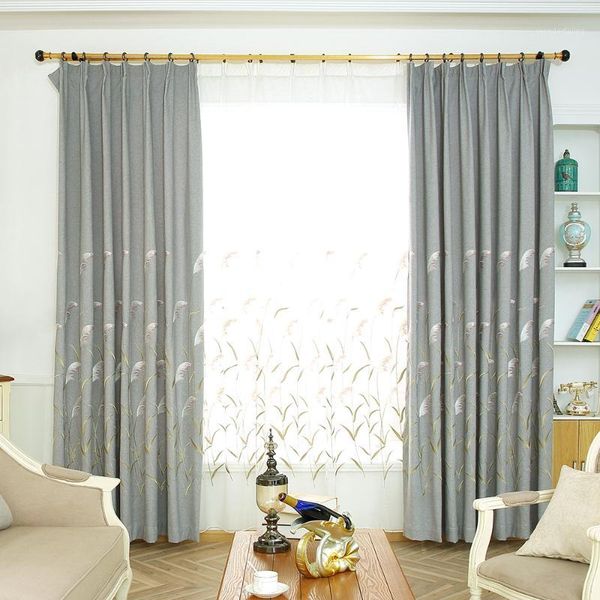 simple ecological nordic shading embroidery curtains for living dining room bedroom.1
simple ecological nordic shading embroidery curtains for living dining room bedroom.1