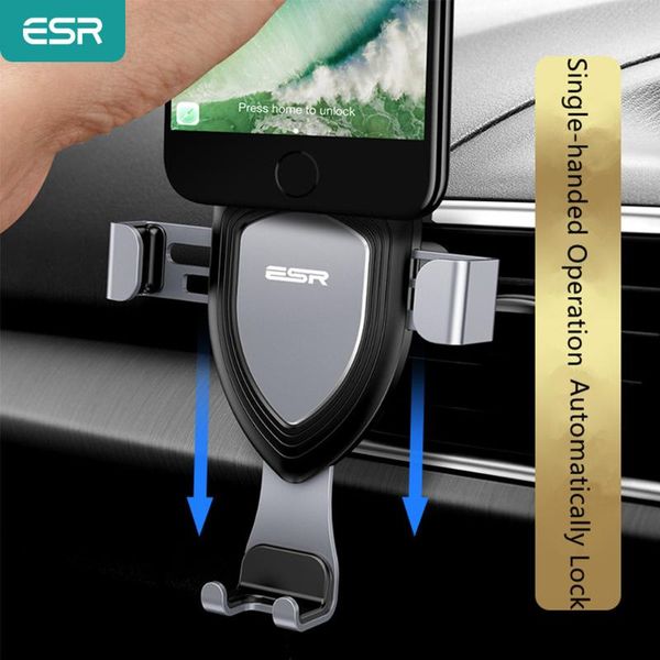 esr phone holder for car use gravity reaction air vent mount phone stand cell holder stand for samsang s20
esr phone holder for car use gravity reaction air vent mount phone stand cell holder stand for samsang s20