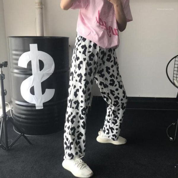 women's pants & capris 2021 autumn cute cow elastic waist casual straight leg black and white soft comfortable female pajamas1, Black;white
women's pants & capris 2021 autumn cute cow elastic waist casual straight leg black and white soft comfortable female pajamas1, Black;white