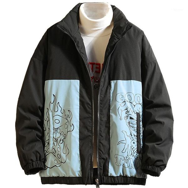 patchwork thick parka jacket winter fashion undefined parka coat cropped streetwear manteau homme hiver warm men clothing ea60mf1, Black
patchwork thick parka jacket winter fashion undefined parka coat cropped streetwear manteau homme hiver warm men clothing ea60mf1, Black