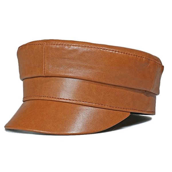 wide brim hats genuine leather women men flat caps sheepskin army hat autumn middle-aged simple fashion snapback cap, Blue;gray
wide brim hats genuine leather women men flat caps sheepskin army hat autumn middle-aged simple fashion snapback cap, Blue;gray