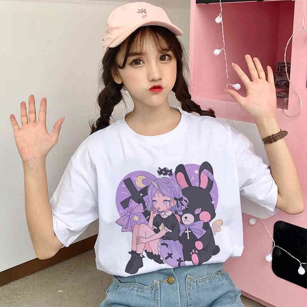 summer y2k kawaii harajuku t-shirt love comics sweet girl print cartoon cute women's clothing tee gothic streetwear t shirt, White
summer y2k kawaii harajuku t-shirt love comics sweet girl print cartoon cute women's clothing tee gothic streetwear t shirt, White