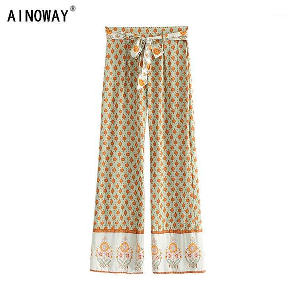 vintage chic women sun flower print wide leg bohemian pants ladies casual loose rayon sashes boho long pants oversize1, Black;white
vintage chic women sun flower print wide leg bohemian pants ladies casual loose rayon sashes boho long pants oversize1, Black;white