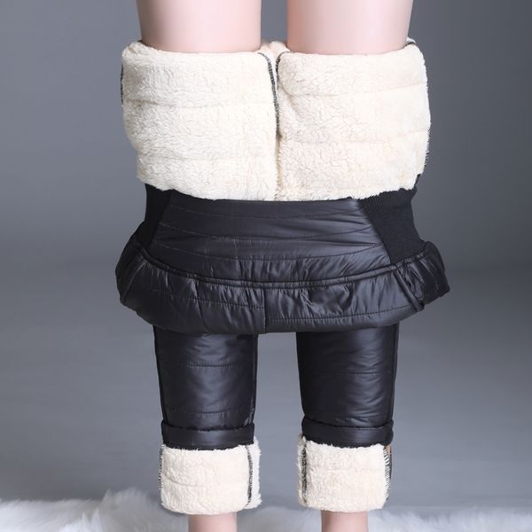 women pants trousers winter high waisted outer wear women female fashion warm thick down pants trousers skinny plus size 6xl 5xl 201106, Black;white
women pants trousers winter high waisted outer wear women female fashion warm thick down pants trousers skinny plus size 6xl 5xl 201106, Black;white