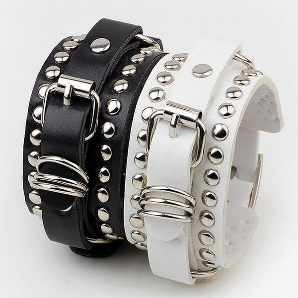 women men rivet bracelet punk bracelet cuff wristband fashion bracelet pu leather punk bangles jewelry acc qylkzf, White
women men rivet bracelet punk bracelet cuff wristband fashion bracelet pu leather punk bangles jewelry acc qylkzf, White