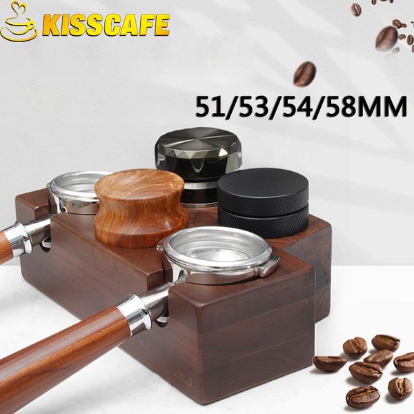 filter holder walnut wood espresso tamper mat stand maker support base rack coffee barista tools accessory q0109
filter holder walnut wood espresso tamper mat stand maker support base rack coffee barista tools accessory q0109