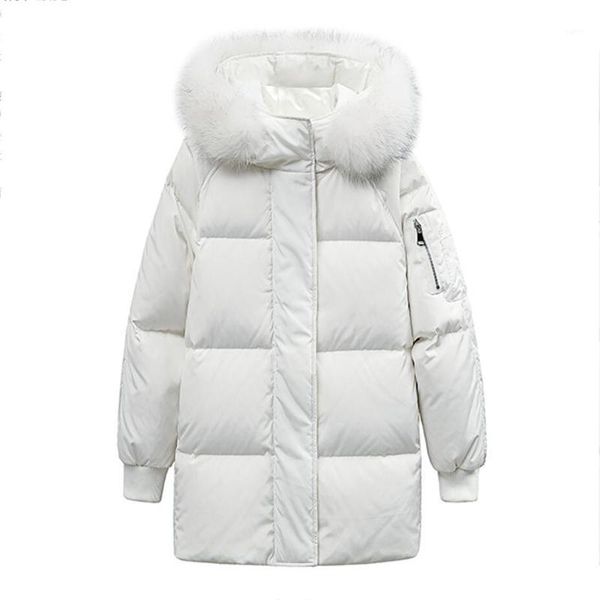 women's down jackets winter female jacket thicking fur hooded oversize parka coat long 90% outwear white duck down jacket new1, Black
women's down jackets winter female jacket thicking fur hooded oversize parka coat long 90% outwear white duck down jacket new1, Black