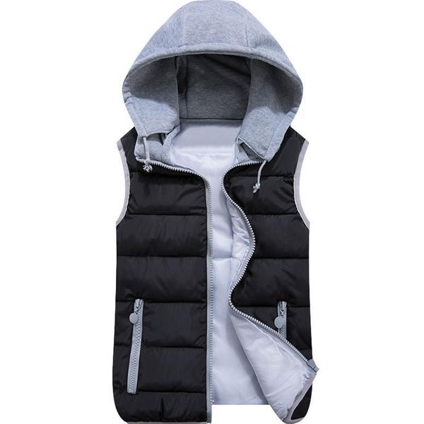 2020 autumn and winter jacket women's vest short thickened coat female large size hooded coat women fashion slim women clothing 1023, Black;white
2020 autumn and winter jacket women's vest short thickened coat female large size hooded coat women fashion slim women clothing 1023, Black;white