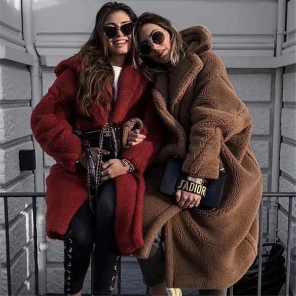 women's fur & faux european style 2021 autumn and winter clothing long thick warm lamb coat, female loose casual jackets coats, Black
women's fur & faux european style 2021 autumn and winter clothing long thick warm lamb coat, female loose casual jackets coats, Black