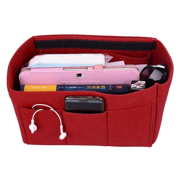 girl toiletry storage ladies makeup organizer felt insert for handbag multi-functional travel cosmetic bag y200714, Blue;pink
girl toiletry storage ladies makeup organizer felt insert for handbag multi-functional travel cosmetic bag y200714, Blue;pink