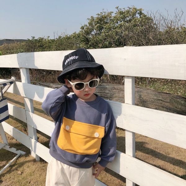 boys fashion big pockets contrast color long sleeve sweatshirts kids cotton casual children clothes lj200812, Black
boys fashion big pockets contrast color long sleeve sweatshirts kids cotton casual children clothes lj200812, Black
