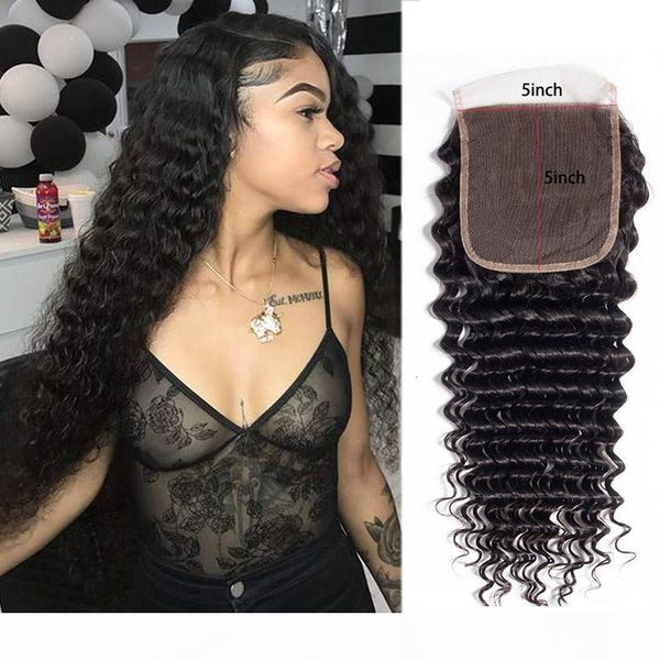 peruvian human hair 5x5 lace closure deep wave natural color 10-22inch closure with baby hair curly, Black;brown
peruvian human hair 5x5 lace closure deep wave natural color 10-22inch closure with baby hair curly, Black;brown