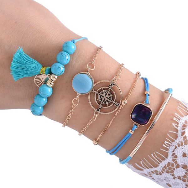 6 шт bohemia boho девушки женщин lady женский золотой цвет цепи компас браслет, tortoise кисточкой браслет, гребешок браслет, Black
6 шт bohemia boho девушки женщин lady женский золотой цвет цепи компас браслет, tortoise кисточкой браслет, гребешок браслет, Black