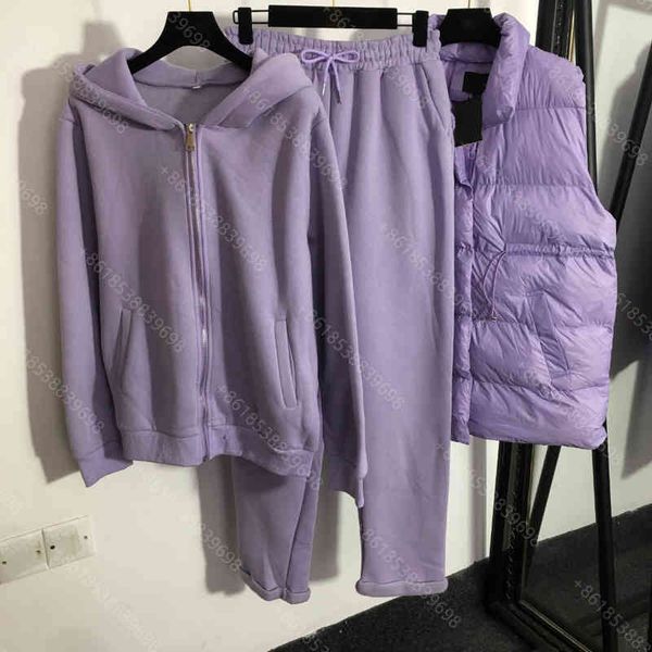 fashion women clothes sets 22fw apparel hoodie down 3 piece suit 10 colors xl long sleeve hoodei sweater casual pants down vest suit womens, White
fashion women clothes sets 22fw apparel hoodie down 3 piece suit 10 colors xl long sleeve hoodei sweater casual pants down vest suit womens, White