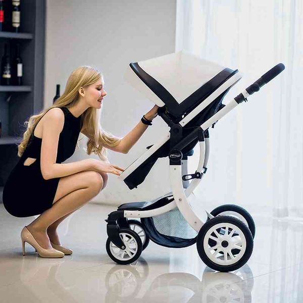 luxury baby stroller 3 in 1,2020 new pu leather baby stroller and car seat, high landscape portable pushchair,white pram
luxury baby stroller 3 in 1,2020 new pu leather baby stroller and car seat, high landscape portable pushchair,white pram