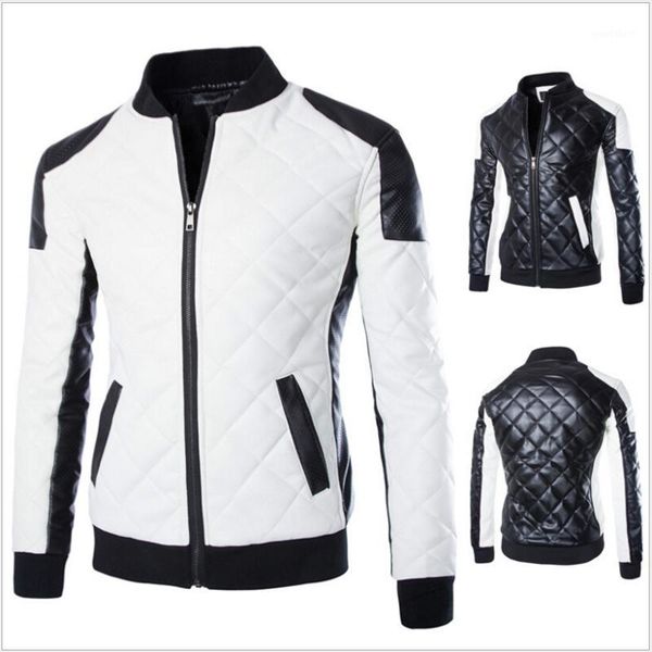 wholesale- new fashion pu leather jacket men black white solid mens faux fur coats trend slim fit youth motorcycle suede jacket male1
wholesale- new fashion pu leather jacket men black white solid mens faux fur coats trend slim fit youth motorcycle suede jacket male1