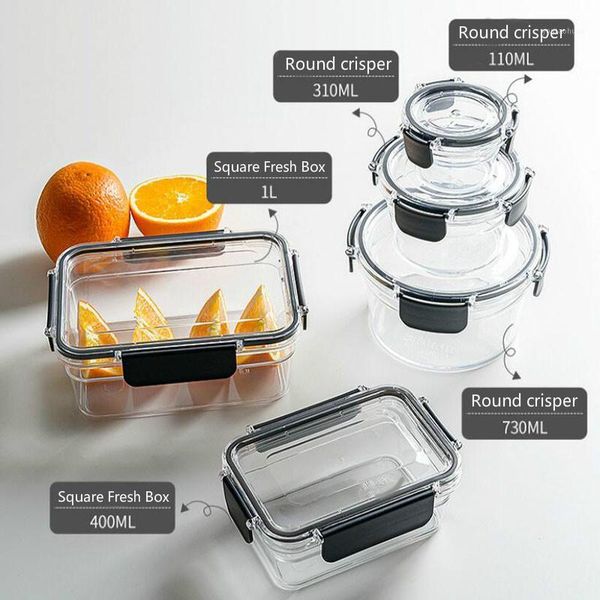 storage bottles & jars square round fresh box set sealed multifunctional transparent fresh-keeping fruit and vegetable set1
storage bottles & jars square round fresh box set sealed multifunctional transparent fresh-keeping fruit and vegetable set1
