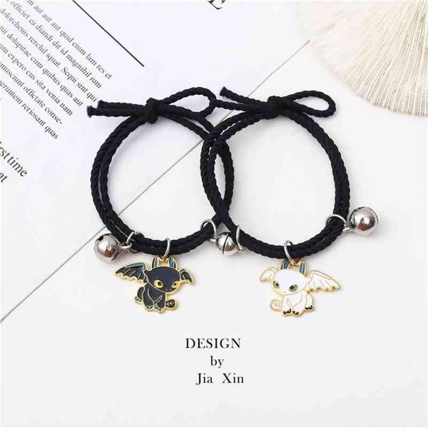 1 pair magnet attracting bracelets for couple cartoon animal bracelet weave rope lovers friends jewelry, Golden;silver
1 pair magnet attracting bracelets for couple cartoon animal bracelet weave rope lovers friends jewelry, Golden;silver