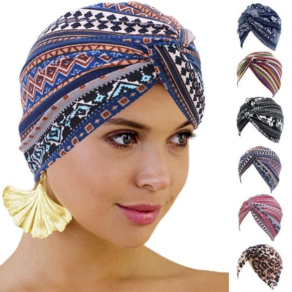 women boho pleated turban hat ethnic elephant striped head wrap cross twist knot stretchy muslim hijab beanie chemo cap, Blue;gray
women boho pleated turban hat ethnic elephant striped head wrap cross twist knot stretchy muslim hijab beanie chemo cap, Blue;gray