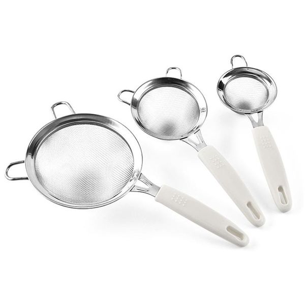 1pcs baking tool stainless steel wire fine mesh sieve oil strainer flour colander sifter kitchen tools for filtering
1pcs baking tool stainless steel wire fine mesh sieve oil strainer flour colander sifter kitchen tools for filtering