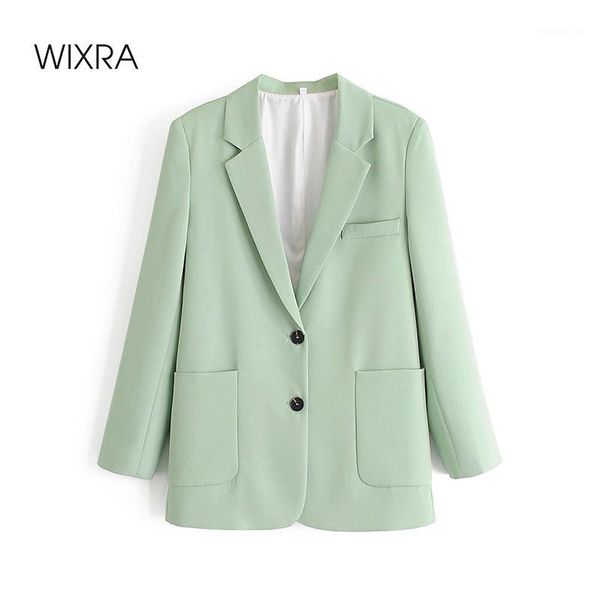 women's suits & blazers wixra women's blazer summer autumn pretty color green button high street long sleeve coat 2021 outerwear1, White;black
women's suits & blazers wixra women's blazer summer autumn pretty color green button high street long sleeve coat 2021 outerwear1, White;black