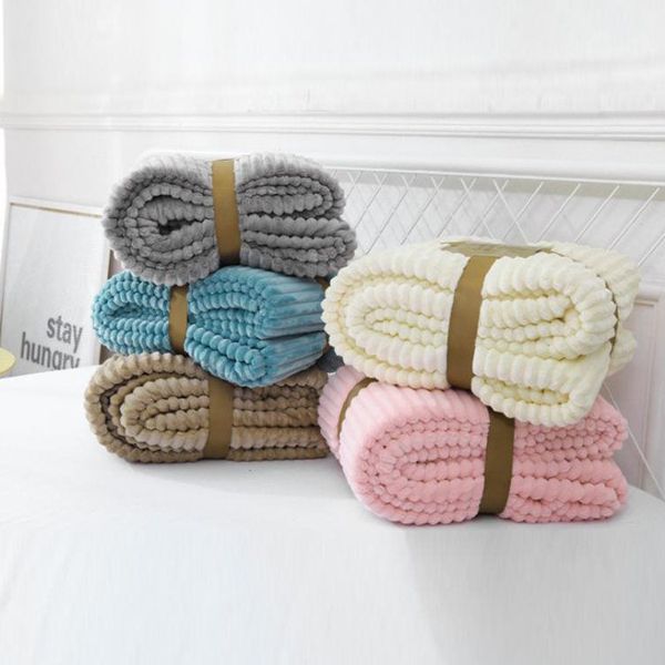 foreign trade thickened solid color strip double layer lambswool flannel blanket autumn and winter warm cover leg sofa blanket blanket blank
foreign trade thickened solid color strip double layer lambswool flannel blanket autumn and winter warm cover leg sofa blanket blanket blank