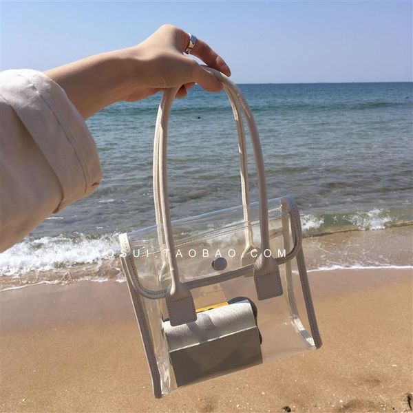 women's transparent small 2020 new summer with western pu leather stitching hand ins western style summer bag p beach bag endue
women's transparent small 2020 new summer with western pu leather stitching hand ins western style summer bag p beach bag endue