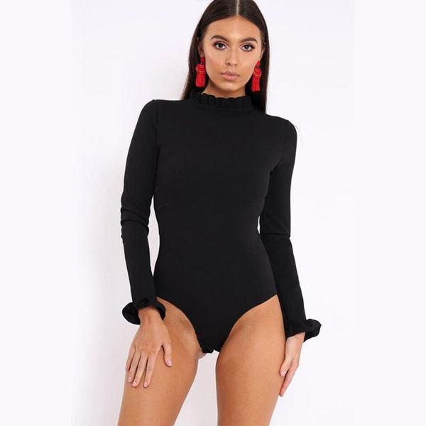 solid color turtleneck ruffle bodycon bodysuits women new autumn winter keep warm long sleeve bodysuit bodi de mujer #3, Black;white
solid color turtleneck ruffle bodycon bodysuits women new autumn winter keep warm long sleeve bodysuit bodi de mujer #3, Black;white