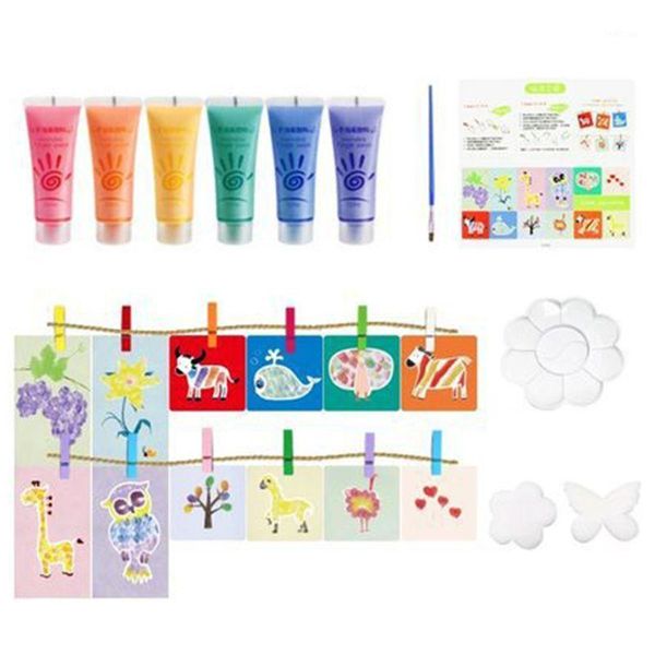 30ml finger paint 6 colors set washable kids finger paint supplies gift for kids1, Black;red
30ml finger paint 6 colors set washable kids finger paint supplies gift for kids1, Black;red