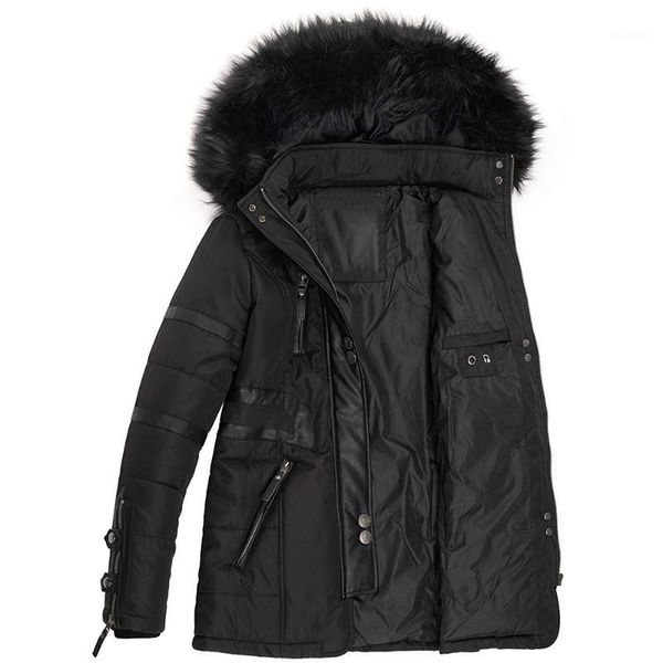 winter women coat and jacket with fur hood black down jacket parka ladies thick warm overcoat zipper windproof outerwear d401
winter women coat and jacket with fur hood black down jacket parka ladies thick warm overcoat zipper windproof outerwear d401