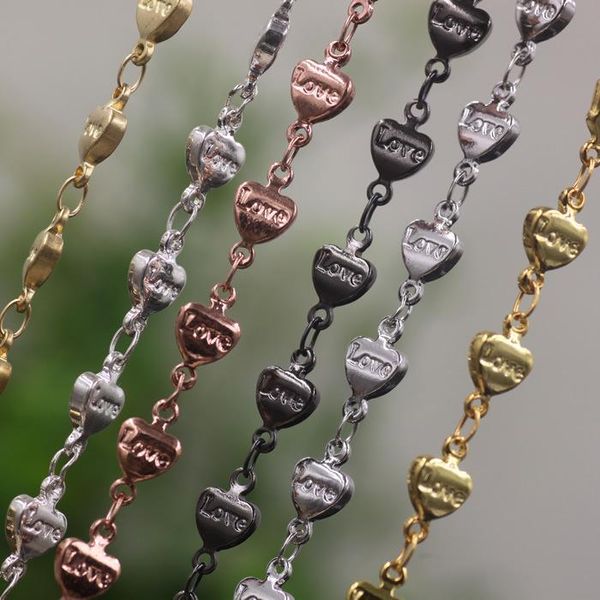 chains whole sales 4 meters of love heart design link handmade chain for making necklace, Silver
chains whole sales 4 meters of love heart design link handmade chain for making necklace, Silver