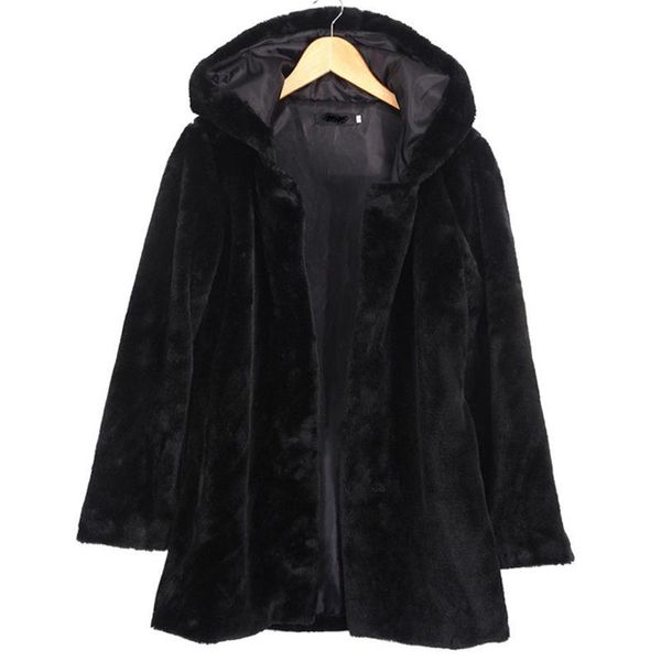 women's fur & faux 2021 fashion high imitation hooded coat female long thick super warm velvet jacket women winter clothes, Black
women's fur & faux 2021 fashion high imitation hooded coat female long thick super warm velvet jacket women winter clothes, Black