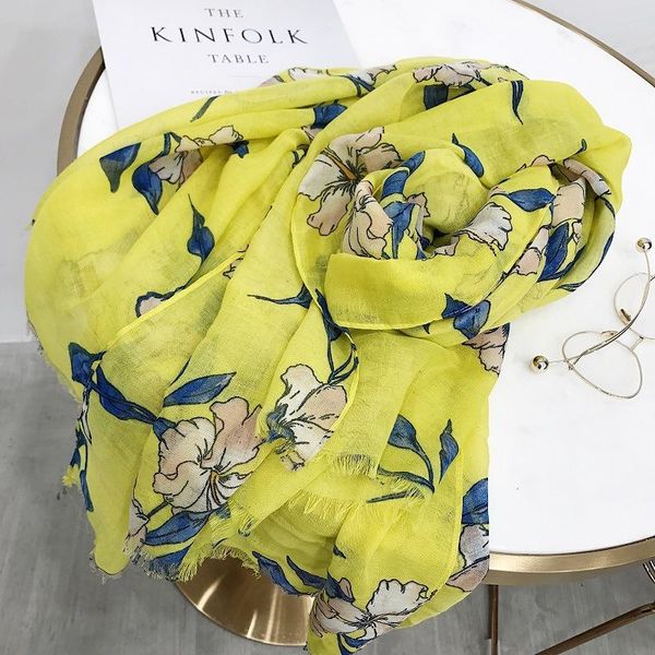 spring and summer thin silk scarf southeast asia wind retro ethnic wind yellow flower cotton hemp shawl tourism sun beach towel bbykap, Blue;gray
spring and summer thin silk scarf southeast asia wind retro ethnic wind yellow flower cotton hemp shawl tourism sun beach towel bbykap, Blue;gray