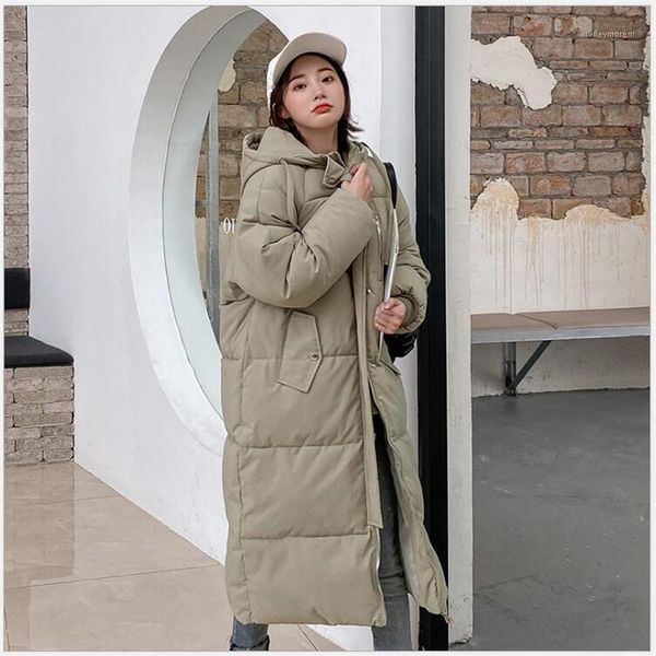women's down & parkas 2021 hooded ladies coat long female oversize winter jacket women thick cotton casaco r8131, Black 
women's down & parkas 2021 hooded ladies coat long female oversize winter jacket women thick cotton casaco r8131, Black
