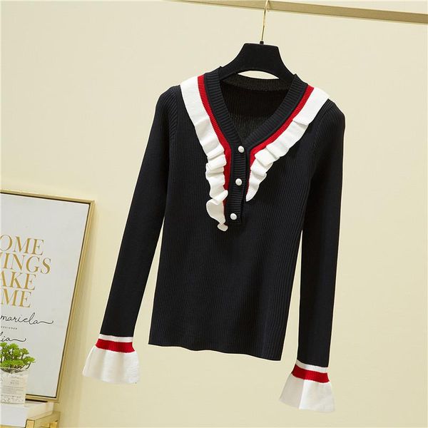women's casual long sleeve sweater pullover set thick autumn winter jacket white, White;black
women's casual long sleeve sweater pullover set thick autumn winter jacket white, White;black