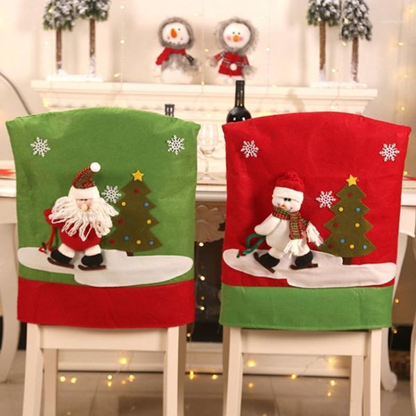 chair covers christmas ski cover party table decoration dinner dining santa claus snowman red cap ornament year supplies1
chair covers christmas ski cover party table decoration dinner dining santa claus snowman red cap ornament year supplies1