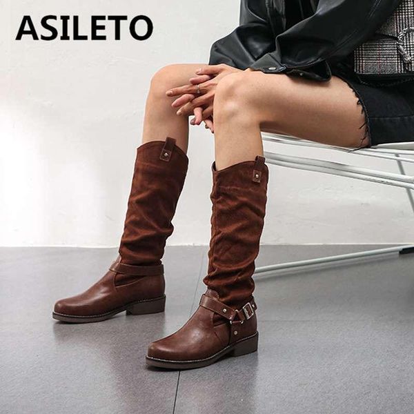asilet large size 34-48 retro western knee high boots for women buckle pleated shoes woman vintage slouchy booties bottines, Black
asilet large size 34-48 retro western knee high boots for women buckle pleated shoes woman vintage slouchy booties bottines, Black