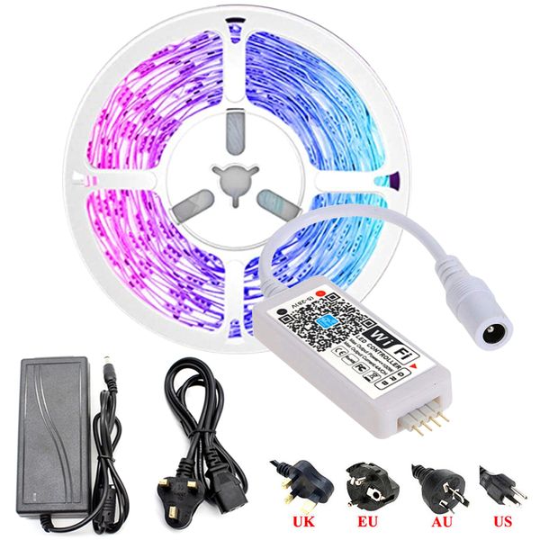 2021 new 10m strip light rgb 5050 non-waterproof flexible lamp tape ribbon with 5-28v led controller +5a power adapter eu/au/us/uk najt
2021 new 10m strip light rgb 5050 non-waterproof flexible lamp tape ribbon with 5-28v led controller +5a power adapter eu/au/us/uk najt
