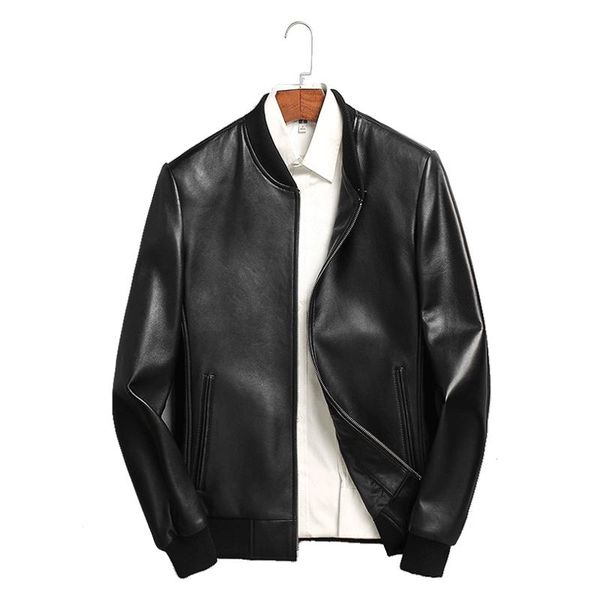 men's leather & faux genine jacket men sheepskin jackets spring autumn plus size outwear jaqueta de couro 71i6086 mf135, Black
men's leather & faux genine jacket men sheepskin jackets spring autumn plus size outwear jaqueta de couro 71i6086 mf135, Black