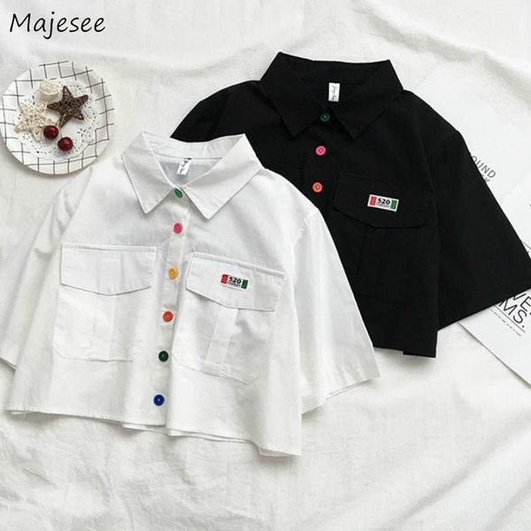 blouse womens summer retro short sleeve 2021 crop colorful button white women shirts students kawaii cute soft stylish new
blouse womens summer retro short sleeve 2021 crop colorful button white women shirts students kawaii cute soft stylish new