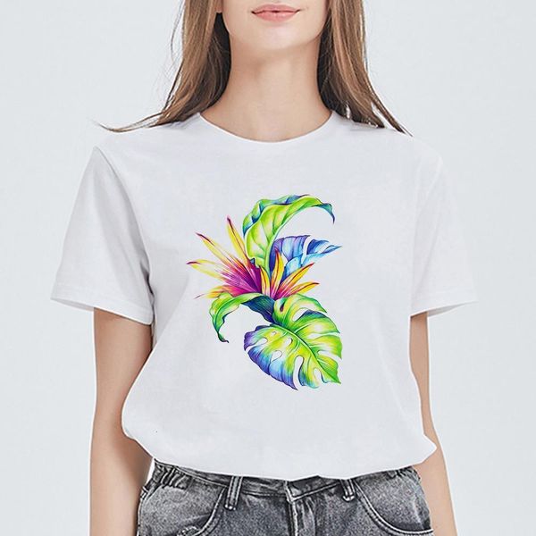 summer women t shirt plus size watercolor flower printed female tee streetwear graphic tees for women clothes, White
summer women t shirt plus size watercolor flower printed female tee streetwear graphic tees for women clothes, White