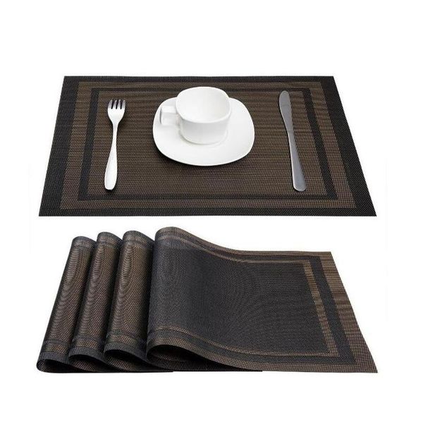 placemats pvc dining table mat heat insulation stain resistant placemat anti slip washable pad restaurant place mats
placemats pvc dining table mat heat insulation stain resistant placemat anti slip washable pad restaurant place mats
