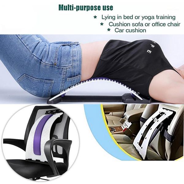 back support 1pc stretch equipment massager massageador magic stretcher fitness lumbar relaxation spine pain relief random color1, Black;blue
back support 1pc stretch equipment massager massageador magic stretcher fitness lumbar relaxation spine pain relief random color1, Black;blue