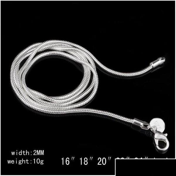 2mm snake chain necklace 925 sterling silver fashion chains women jewelry necklace diy accessories price 16 18 20 22 24 inch 8ajco
2mm snake chain necklace 925 sterling silver fashion chains women jewelry necklace diy accessories price 16 18 20 22 24 inch 8ajco