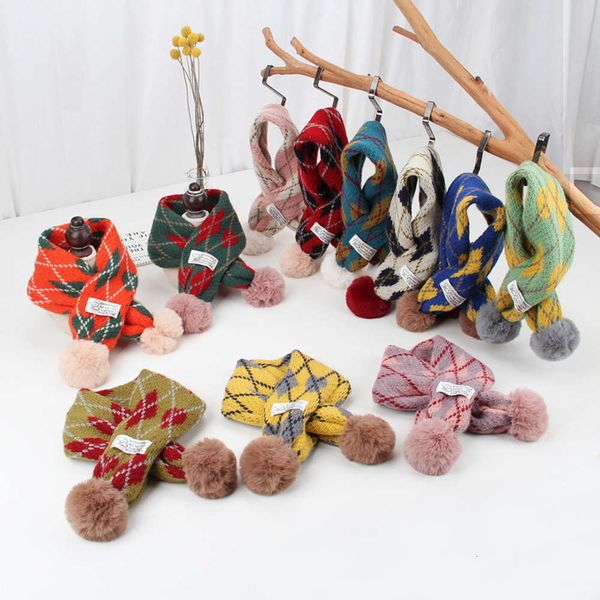 versatile children's autumn winter knitting korean wool ball boys and girls cross scarf travel warm neck, Red;brown
versatile children's autumn winter knitting korean wool ball boys and girls cross scarf travel warm neck, Red;brown