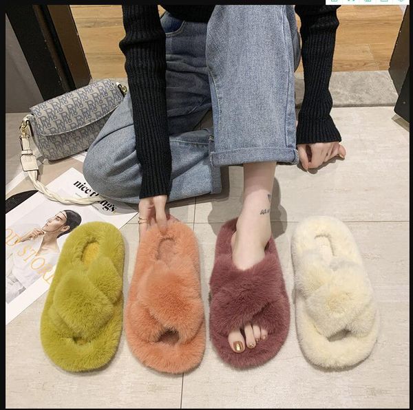 2020 new arrival girls fashion indoor fur slippers women casual soft flat shoes fur slides orange red designers slippers size 35-40 #p58, Black
2020 new arrival girls fashion indoor fur slippers women casual soft flat shoes fur slides orange red designers slippers size 35-40 #p58, Black