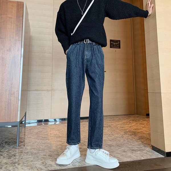 hualun homemade autumn and winter jeans men's korean version versatile loose straight tube new fashion pants in 2021, Blue
hualun homemade autumn and winter jeans men's korean version versatile loose straight tube new fashion pants in 2021, Blue