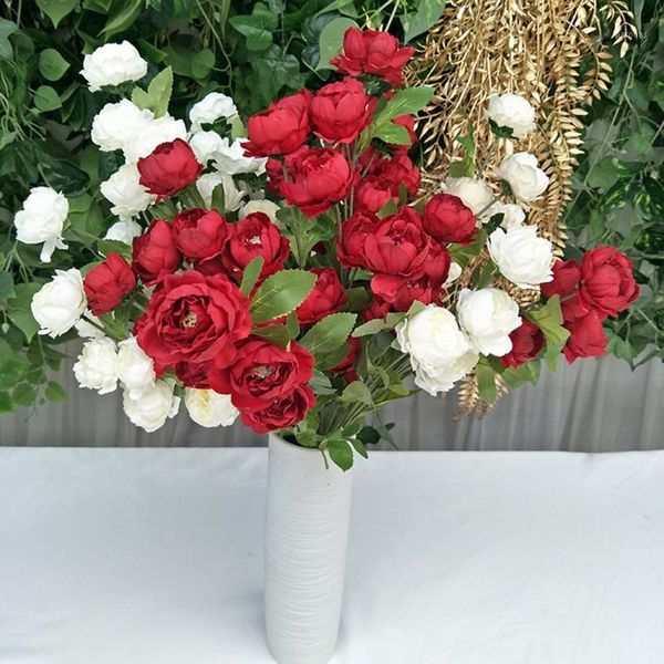 decorative flowers & wreaths artificial for decoration rose peony silk small bouquet flores party spring wedding mariage fake flower1
decorative flowers & wreaths artificial for decoration rose peony silk small bouquet flores party spring wedding mariage fake flower1