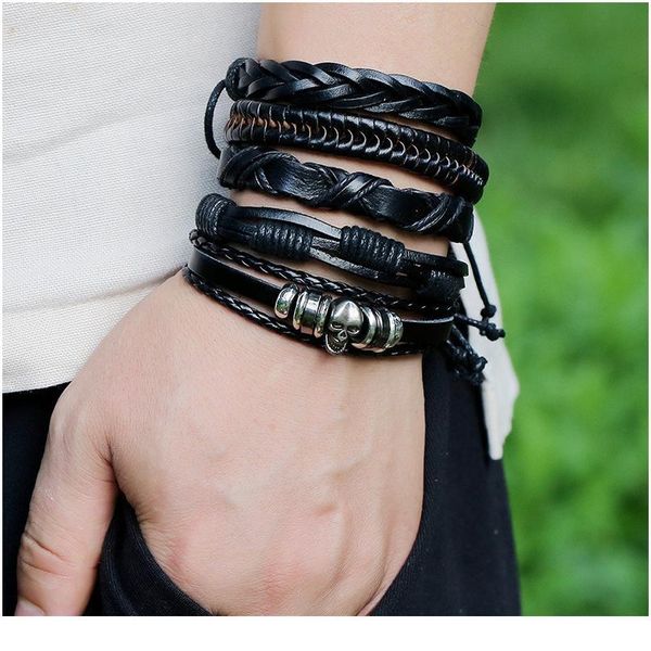 eif dock punk rock skull multi charm bracelet for women men gothic jewelry braided rope leather bracelet men jllubf
eif dock punk rock skull multi charm bracelet for women men gothic jewelry braided rope leather bracelet men jllubf