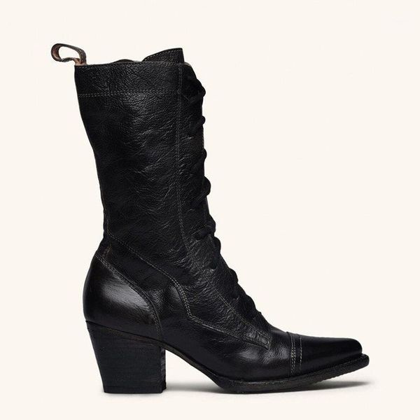 fashion women boots shoes ankle boots genuine leather knee high fashion pointed europe shoes woman plus size 431, Black
fashion women boots shoes ankle boots genuine leather knee high fashion pointed europe shoes woman plus size 431, Black